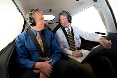 charter flights - inside the plane