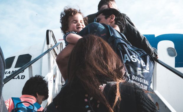 travel, air taxi, private flight, charter plane, a child on a flight