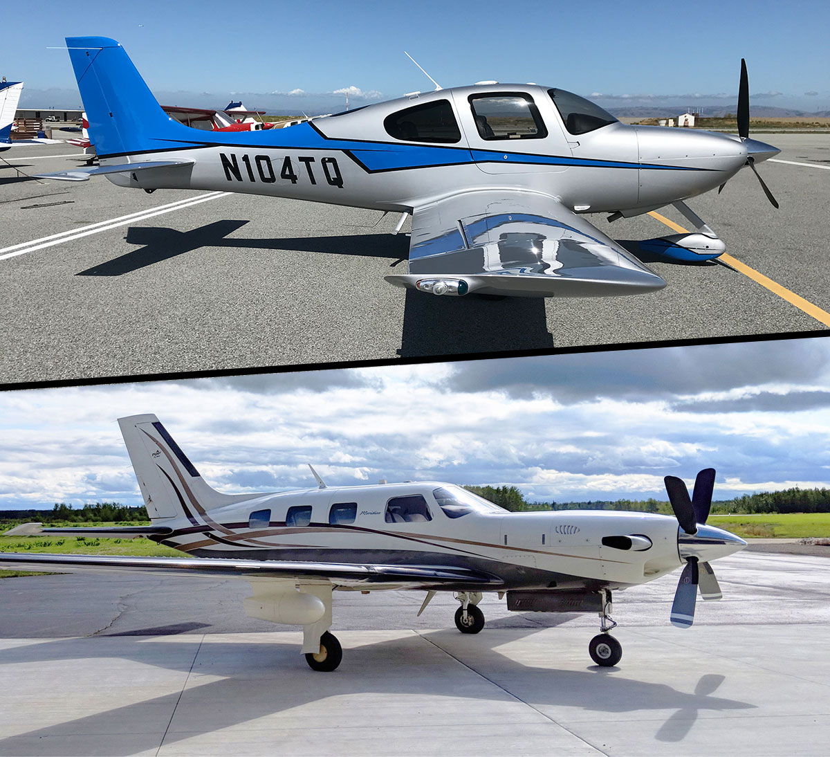 Cirrus and Meridian Charter Aircraft