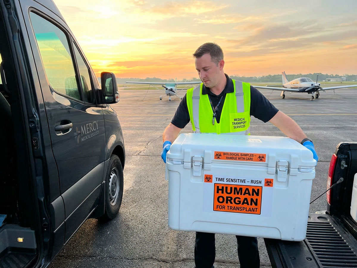 Medical and Biological Materials Air Charter