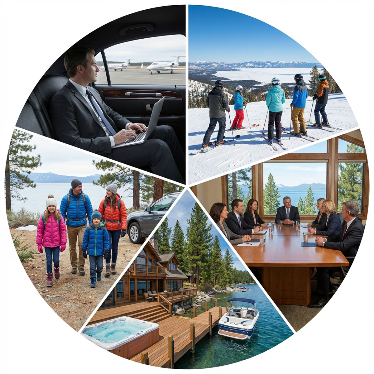 Travelers from San Jose to Lake Tahoe