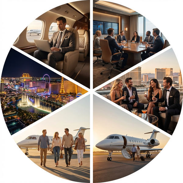 Private Charter Flights from San Jose to Las Vegas Travelers