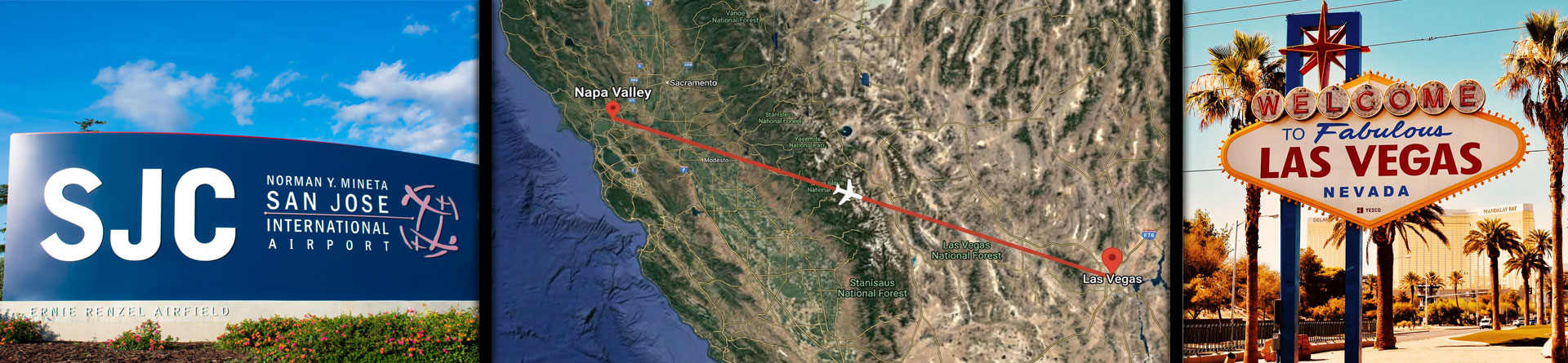 Private Charter Flights from San Jose to Las Vegas