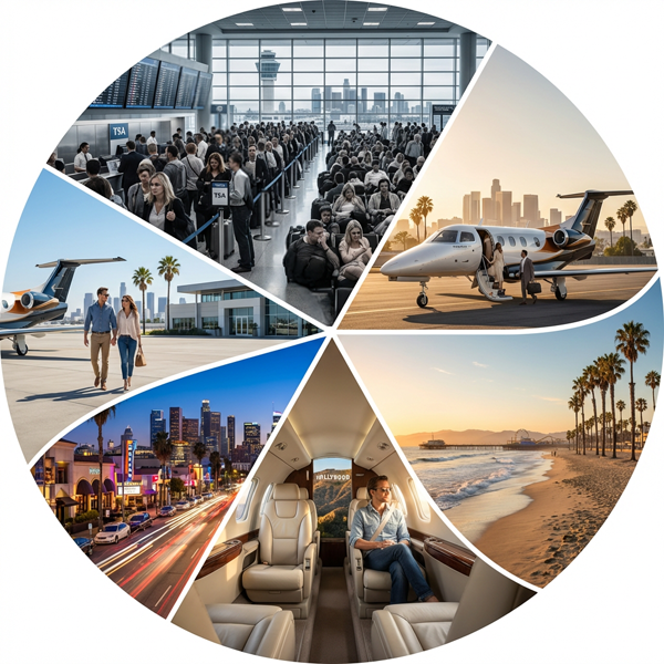 Private Charter Flights from San Jose to Los Angeles Traveler