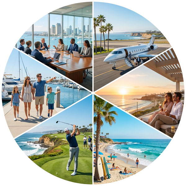 Private Charter Flights from San Jose to San Diego vs travel