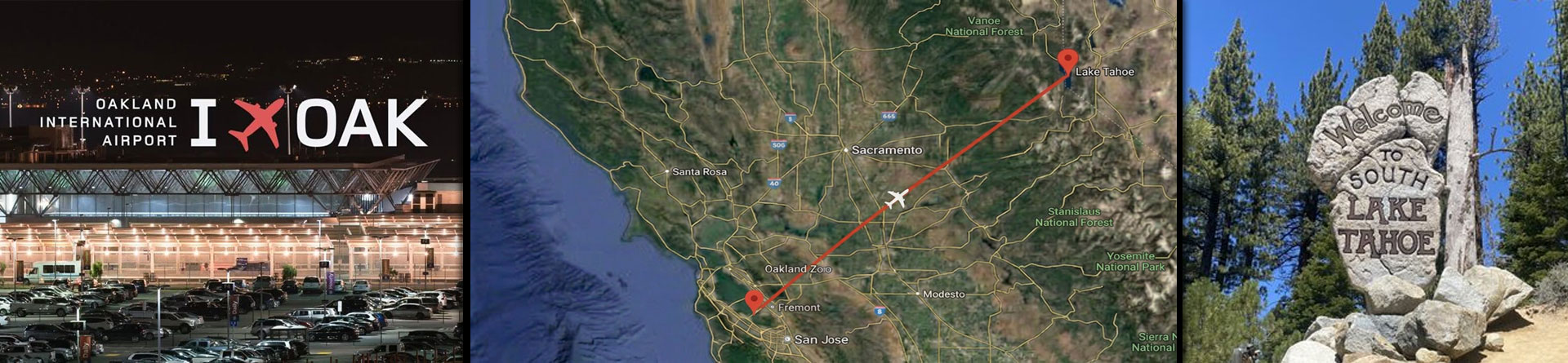 Private Charter Flights from the Bay Area to Lake Tahoe