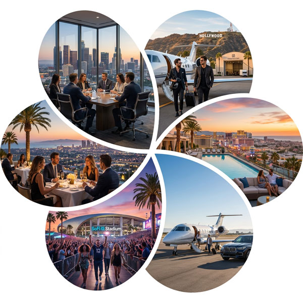Private Charter Flights from the Bay Area to Los Angeles vs travel