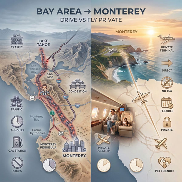 Private-Charter-Flights-from-the-Bay-Area-to-Monterey-vs-drive San Jose to Lake Tahoe Private Charter Flights vs driving