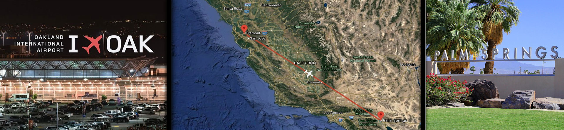Private Charter Flights from the Bay Area to Palm Springs