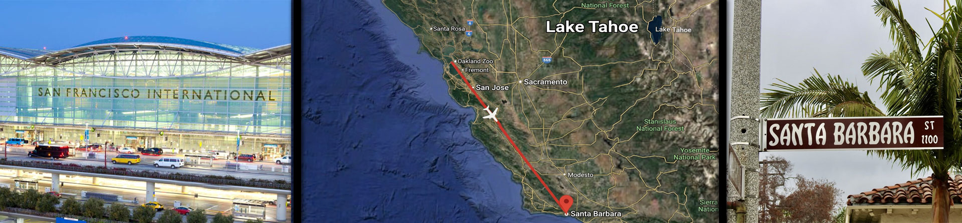 Private Charter Flights from the Bay Area to Santa Barbara